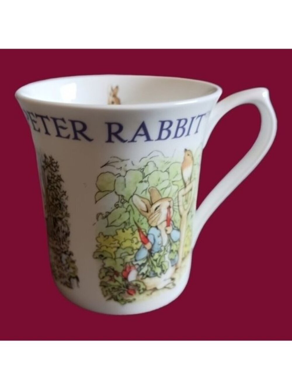 Queens china the world of beatrix pinggy rabbit & mrs.tiggy winkle mugs set of 2 - Picture 8 of 11